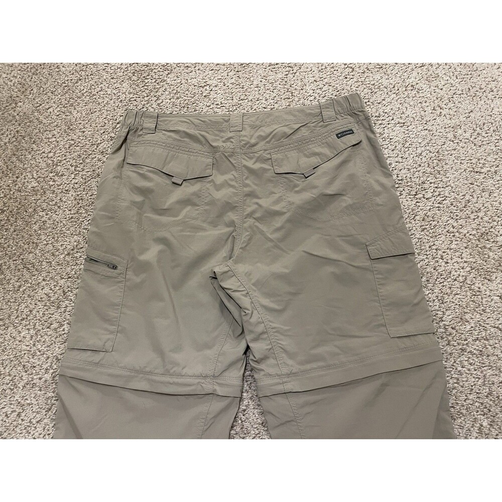 Columbia Omni-Shade Convertible Pants Men's Size 40x30 Tan Nylon Fishing Camp - Picture 7 of 7